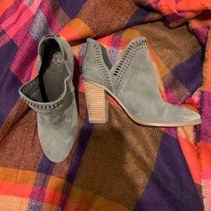 Vince Camuto Grey Fileana Split Shaft Bootie
